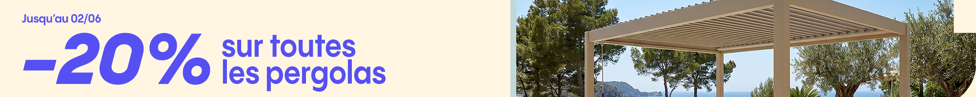 Pergola bioclimatique
